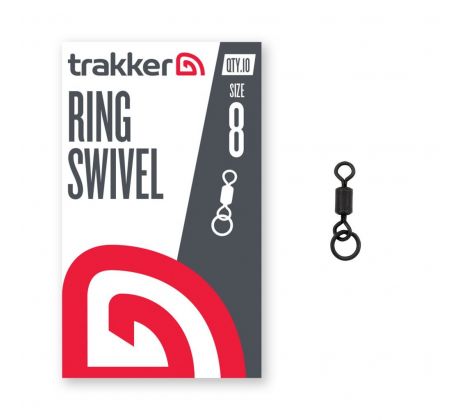 Trakker Obratlík Ring Swivel vel. 8, 10ks