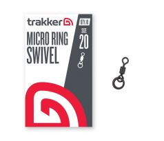 Trakker Obratlík s kroužkem Micro Ring Swivel vel. 20, 10ks