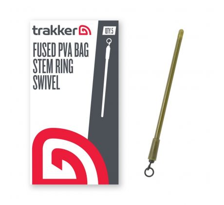 Trakker Dřík do inline olov Fused PVA Bag Stem - Ring Swivel 5ks