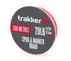 Trakker Šňůra - Spod & Marker Braid 20lb, 9,07kg, 0,24mm, 300m - Red