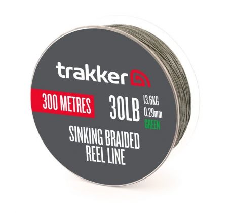 Trakker Šňůra - Sinking Braid Reel Line 40lb, 18,1kg, 0,33mm, 300m