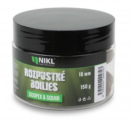 Nikl Rozpustné boilies Scopex & Squid 150g