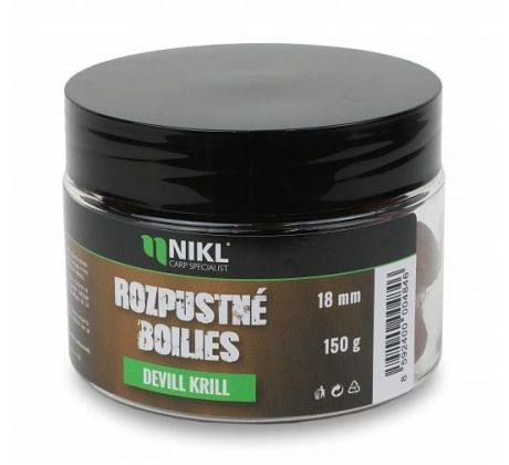 Nikl Rozpustné boilies Devill Krill 150g