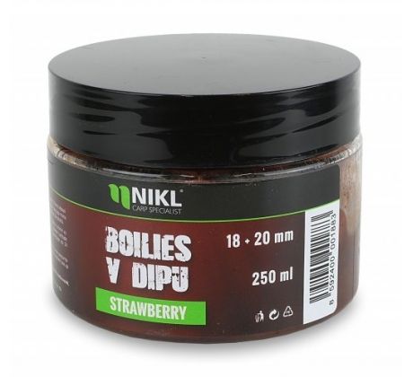 Nikl Boilies v dipu Strawberry 250g