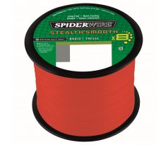 SpiderWire Stealth Smooth8 červevá 0,19mm