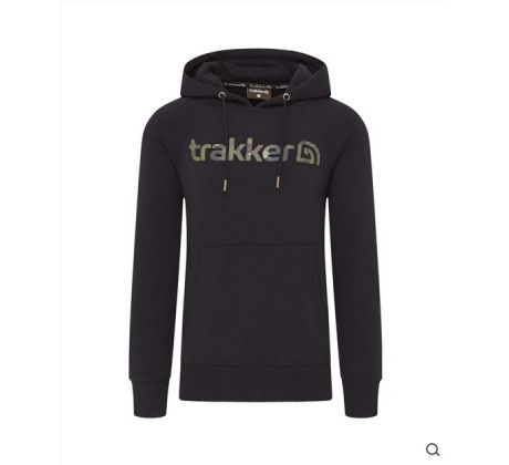 Trakker Mikina CR Logo Hoody Black Camo