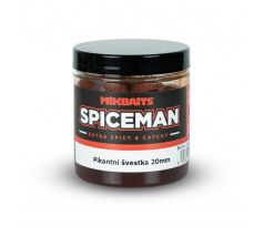 Mikbaits Spiceman boilie v dipu 250ml - Pikantní švestka - VÝPRODEJ !!!