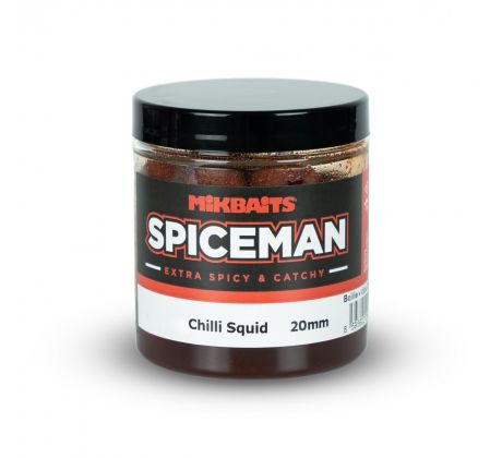Mikbaits Spiceman boilie v dipu 250ml - Chilli Squid - VÝPRODEJ !!!