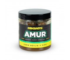 Mikbaits Amur range - Amur boilie v dipu 250ml - VÝPRODEJ !!!