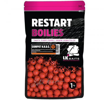 LK Baits ReStart Boilies Compot NHDC 1kg - VÝPRODEJ