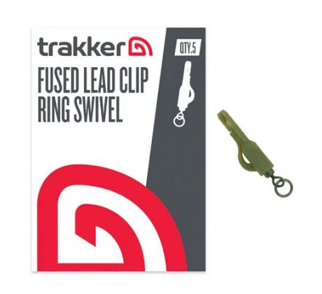 Trakker Závěsky Fused Lead Clip - Ring Swivel