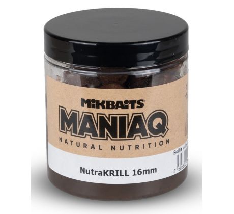 Mikbaits ManiaQ boilie v dipu 250ml - NutraKRILL