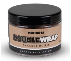 Mikbaits ManiaQ Double Wrap boilie 500ml - NutraKRILL