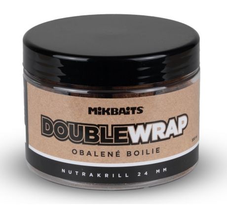 Mikbaits ManiaQ Double Wrap boilie 500ml - NutraKRILL