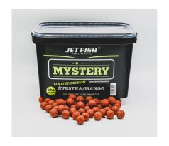 Jet Fish Mystery boilie 3kg - 20mm Švestka / Mango - AKCE