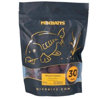 Mikbaits Spiceman boilie 300g - Pikantní švestka 30mm