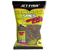 Jet Fish Krmítková směs 3 Kg HALIBUT / KRILL - 6ks