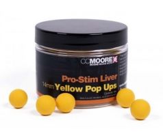 CC Moore Pro-Stim Liver - Plovoucí boilie žluté 14mm 45ks