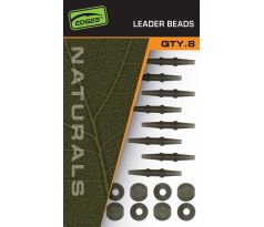 Fox Sada pro helikoptérové montáže Edges Naturals Leader Beads 8ks