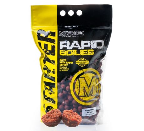 Mivardi Rapid Boilies Starter - Hot Spice 3500g