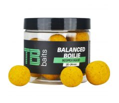 TB Baits Vyvážené Boilie Balanced + Atraktor Scopex Squid 100 g 20-24 mm