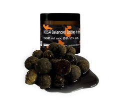 Mastodont Baits KOSA Balanced Boilies in dip 500ml mix 20/24mm - VÝPRODEJ