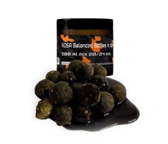 Mastodont Baits KOSA Balanced Boilies in dip 500ml mix 20/24mm  - VÝPRODEJ