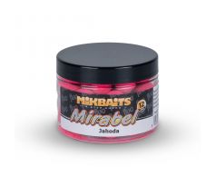 Mikbaits Mirabel Fluo boilie 150ml - Jahoda 12mm