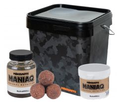 Mikbaits ManiaQ boilie 10kg - SLANEČEK + BOOSTER + Obalovací pasta Zdarma