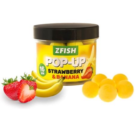 Zfish Plovoucí Boilies Pop Up 16mm/60g Jahoda-Banán