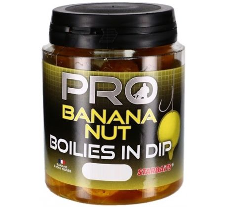 Starbaits Boilies in Dip Pro Banana Nut 150g