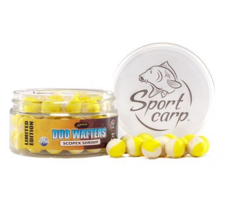 Sportcarp neutrálně vyvážené nástrahy Duo Wafters Scopex Shrimp 11 mm 100 ml