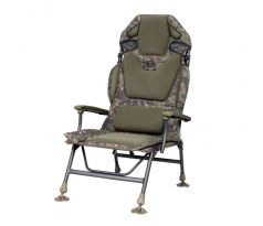 Trakker Křeslo komfortní s područkami - Levelite Camo Longback Chair