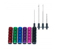 Garda jehly, brousky, náčiní - Boilie jehla Metal deluxe 4in1 hot pink