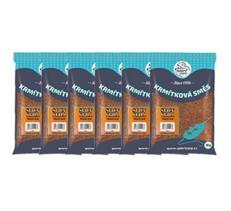 Sportcarp vnadící směs 3 kg balení 6 ks - Spicy Krill