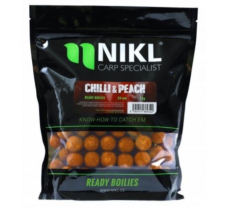 Nikl Hotové boilies Chilli & Peach