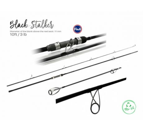 ZFISH COMBO PRUT BLACK STALKER 10FT/3LB + NAVIJÁK FUSION X 6000
