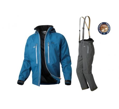 Geoff Anderson bunda DOZER Light modrá+kalhoty URUS LIGHT černé set