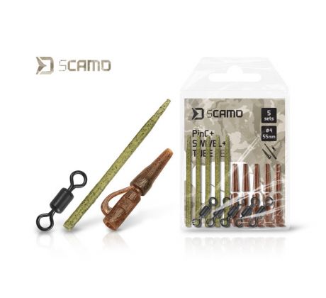 Set Delphin sCAMO PinC + Swivel + Tube / 5 setů