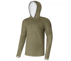 Giants fishing Funkční tričko s dlouhým rukávem UV50+Hoodie Olive Green