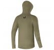 Giants fishing Funkční tričko s dlouhým rukávem UV50+Hoodie Olive Green