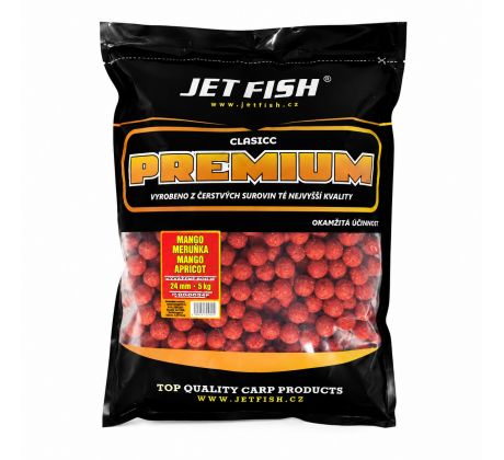 Jet Fish Premium clasicc boilie 5Kg - ŠVESTKA/ČESNEK