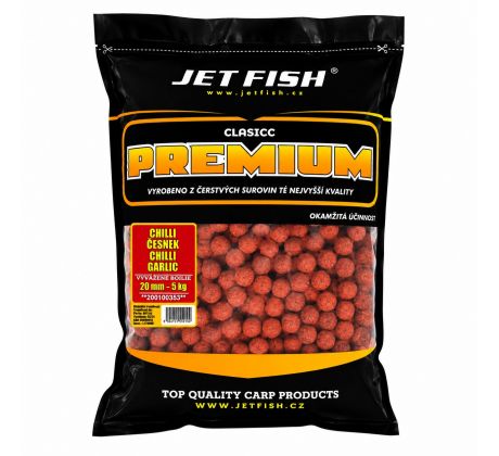 Jet Fish Premium clasicc boilie 5Kg - CHILLI/ČESNEK