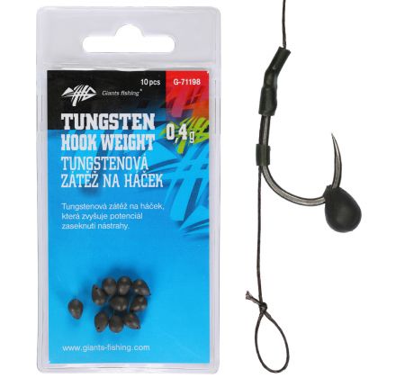 Giants fishing Zátěž na háček Tungsten Hook weight 0,4g/10ks