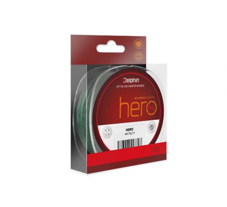 Delphin HERO zelená – pletená rybářská šňůra
